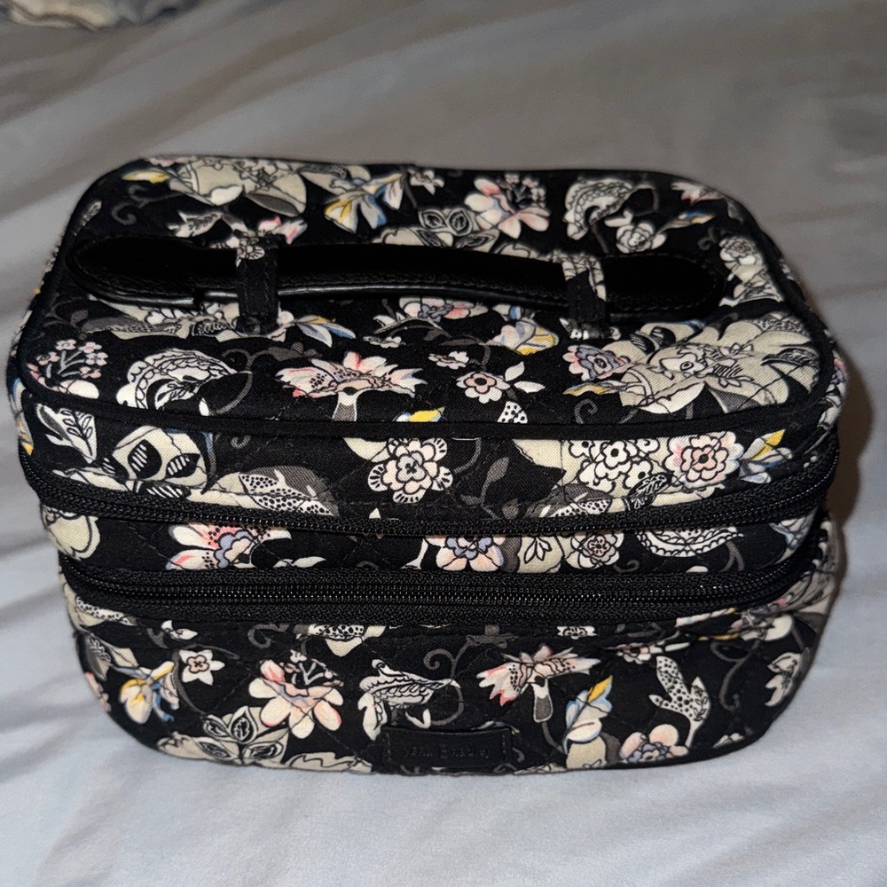 Vera Bradley Floral Black Accessories Bag